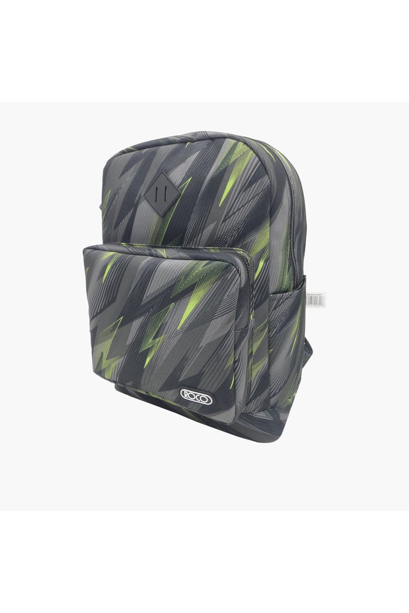 ROCO All-Over Abstract Print Backpack - 17 inches - Image 1